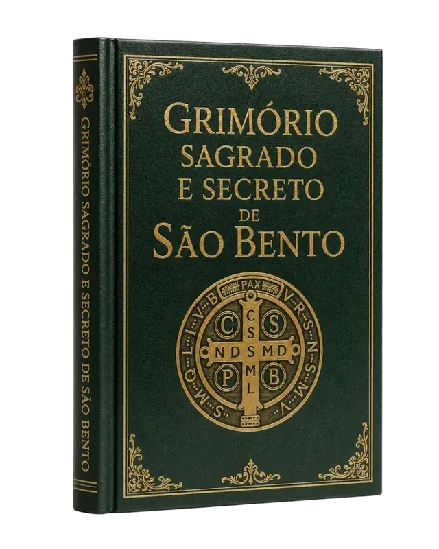 Capa do Grimório Sagrado e Secreto de São Bento